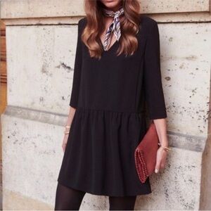 Sezane Gilly Dress in Black